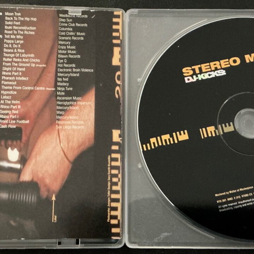 Stereo MCs DJ-Kicks CD used, case replaced, no back cover