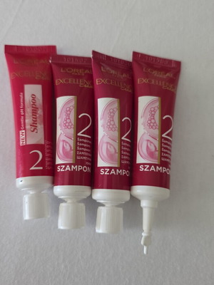 Shampoo 12ml L'Oreal Excellence new, pack of 4