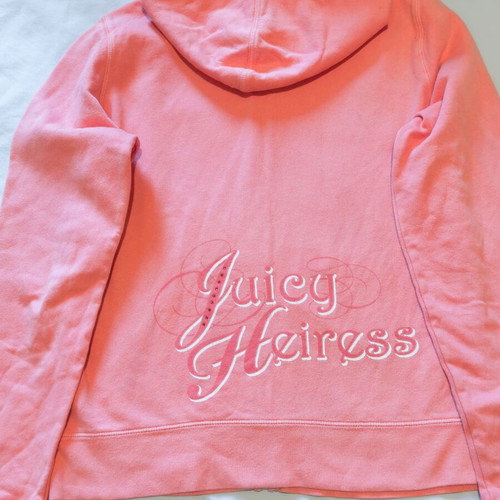 Juicy Couture sweatshirt used, size Large, soft pink