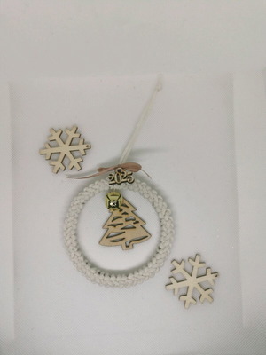 Macrame Christmas ornament made to order