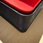 Beauty Case Lancome μεταχειρισμένο, μαύρο και κόκκινο