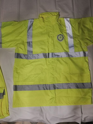 Satexo workwear set new, waterproof with reflective stripes, size 2XL