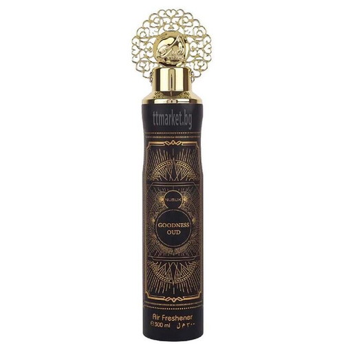 Nusuk Home Fragrance Goodness Oud Black air freshener spray new, 300 ml
