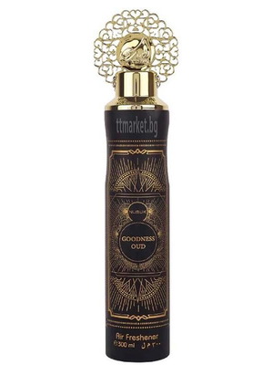 Nusuk Home Fragrance Goodness Oud Black air freshener spray new, 300 ml