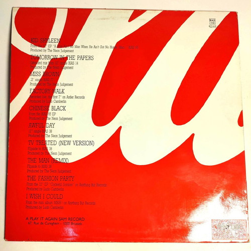 The Neon Judgement General Pain & Major Disease vinyl like new, electronic