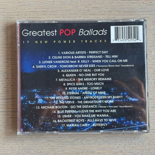 Greatest POP Ballads CD like new, pop compilation