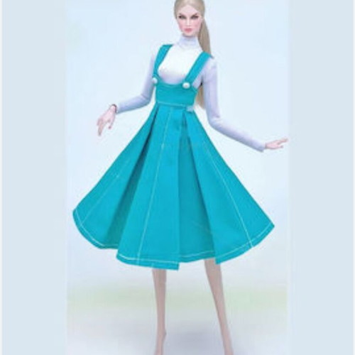 Doll Dress "Back to School" - 7179