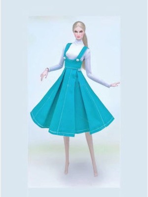 Doll Dress "Back to School" - 7179
