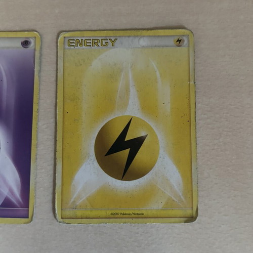 Pokemon energy cards used, pack of 3