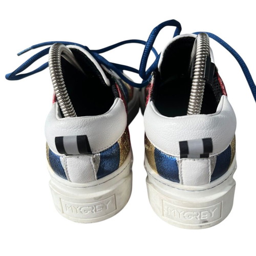 Grey Mer women's white leather sneakers EU38 like new