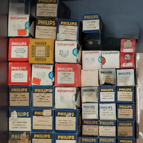 Projector Lamps New Old Stock Pack of 39 for Vintage Machines