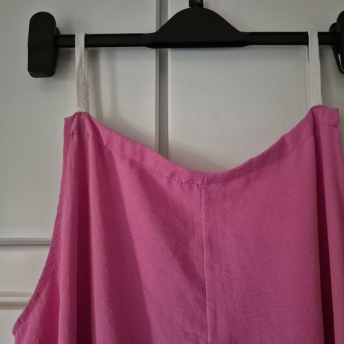 Jumpsuit pink-fuchsia like new, size XL 42 14