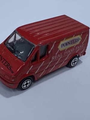 Vintage Corgi 1985 Ford Transit Van Pointers Real Food Fast