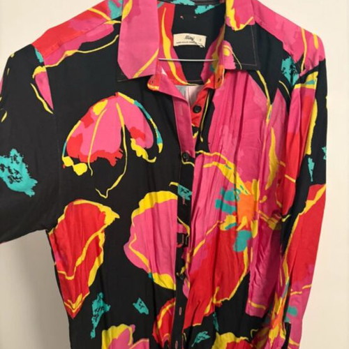 Maaji floral shirt like new, small, multicolored