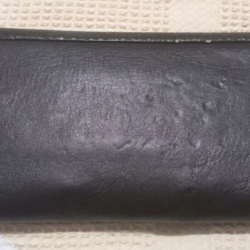 Tobacco case used, leather, brand TFAR