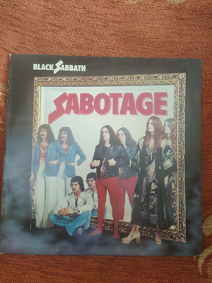 Black Sabbath Sabotage LP used, Spanish 80s edition