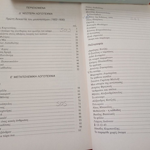 Interpretative analyses of modern Greek literature texts used for second grade high school (Parts A-B)