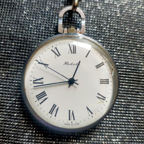 Raketa USSR pocket watch used, mechanical and working
