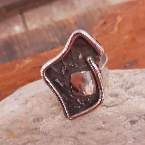 Handmade silver ring 925 new, size 63