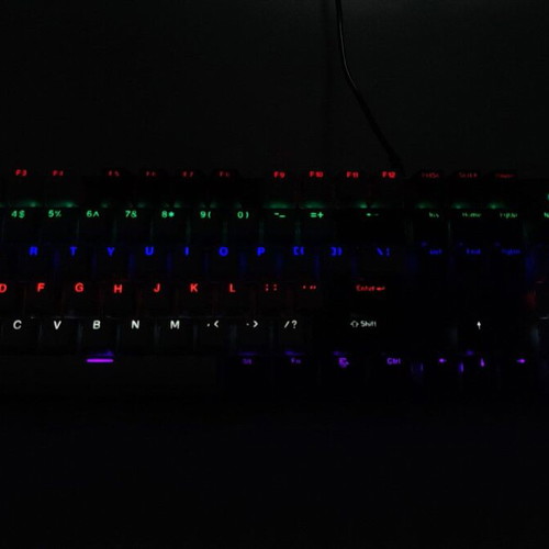 Panstan PK200 Mechanical Retro Keyboard like new with backlit keys