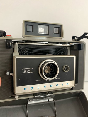 Polaroid Land 330 used camera with flash and original case