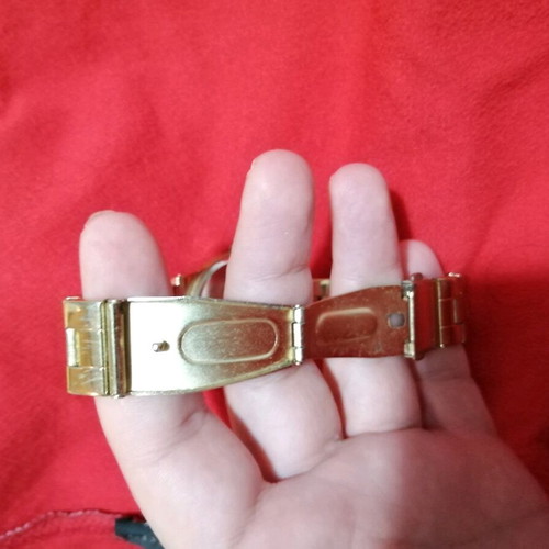 Auriol men's watch like new, gold color