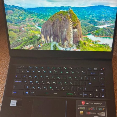 MSI GP66 Leopard gaming laptop RTX 3060, 16GB RAM, 1TB SSD