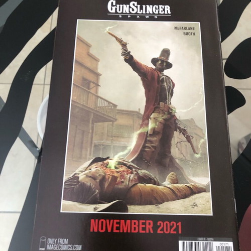 Gunslinger Spawn 1 Booth Variant Cover new