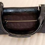 Τσάντα Guess χειρός με strass και truck σαν καινούργιο, μαύρη