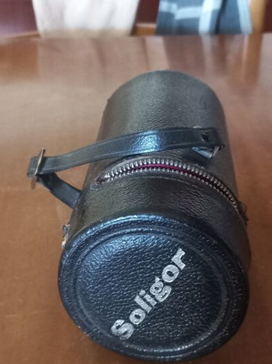 Soligor MD-EOS Telephoto Zoom Lens used, focus 0 to 200m