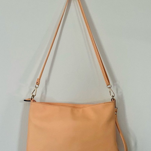 Zuiki apricot crossbody bag like new