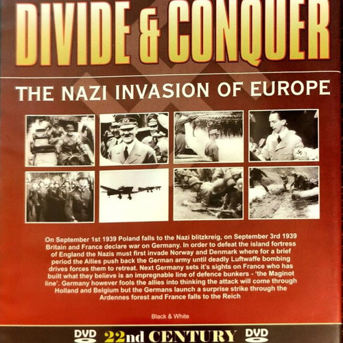 Divide and Conqueror DVD used, historical documentary without subtitles