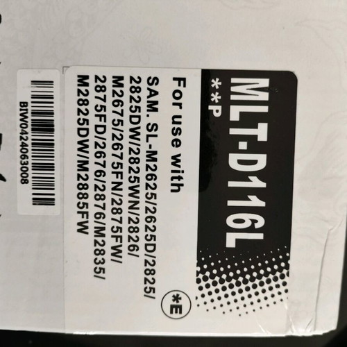 Compatible laser printer toner D116L new unused 3000 pages