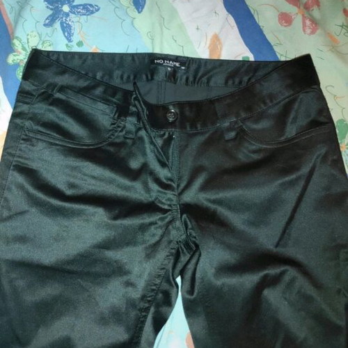 Satin pants straight fit like new, size S