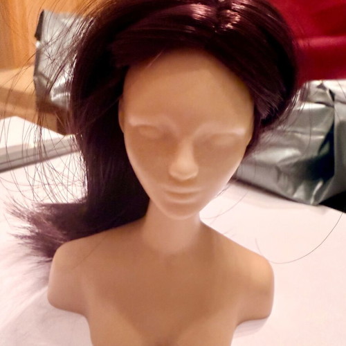 Mannequin Head used with wig for hairdressing and display