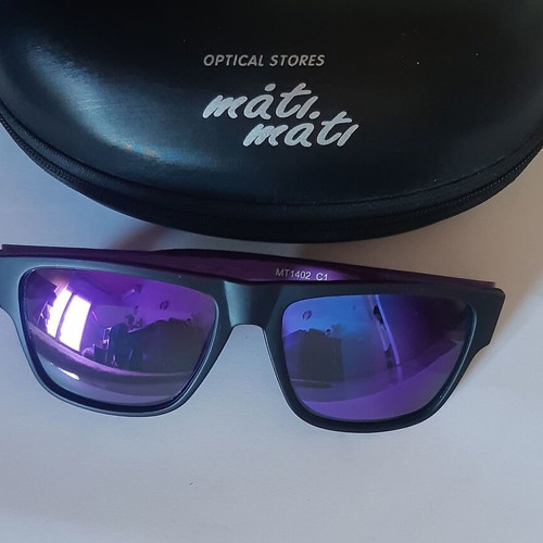 Mati Mati sunglasses used, blue and purple
