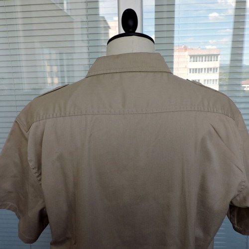 Brandit Individual Wear Men's Beige Short Sleeve Shirt XL like new