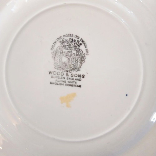 Vintage English plate Wood & Sons 25 cm