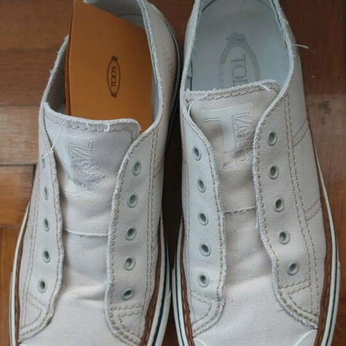 TODS Men's Shoes 44.5 Used, Beige