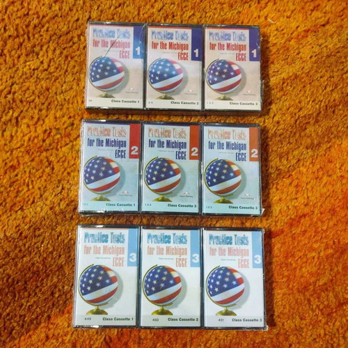Practice Tests For The Michigan ECCE cassettes new, pack of 9