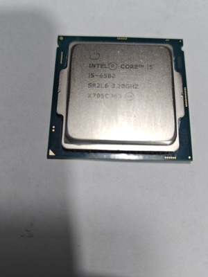 Intel Core i5-6500 processor used, 3.20 GHz Skylake