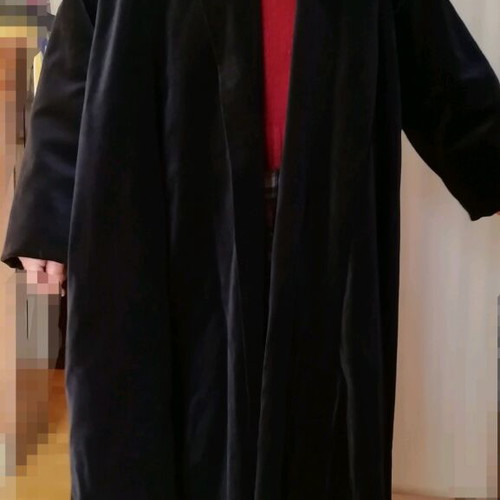 Camomilla velvet oversize coat like new, night blue