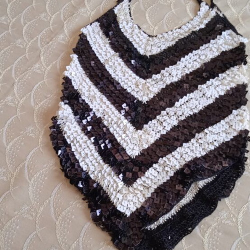 Toi&Moi blouse like new, one size, black and white, 100% viscose