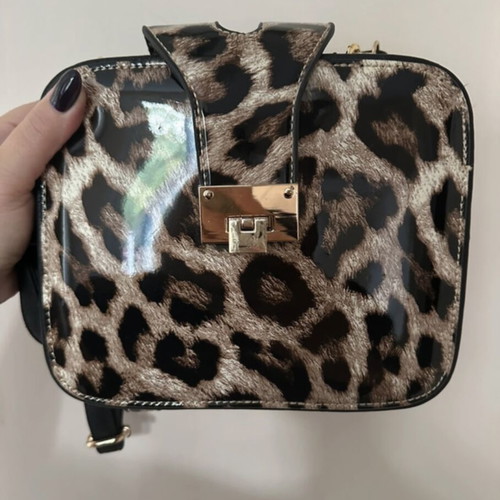 Shoulder bag like new, beige and brown