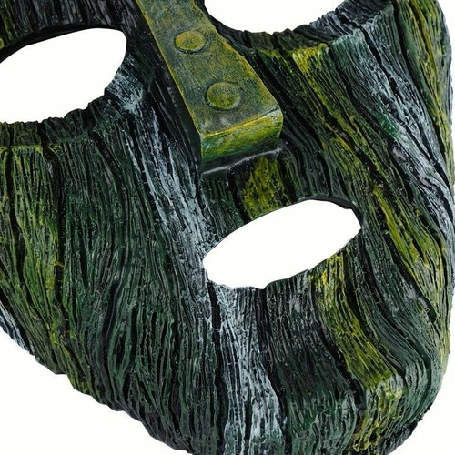 Classic Green Tree Bark Resin Mask New Unique Home Decor Piece