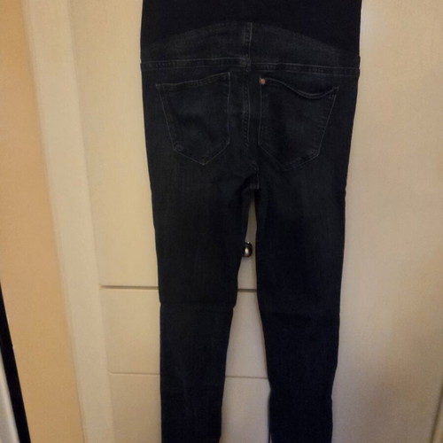 H&M maternity jeans blue super skinny medium like new