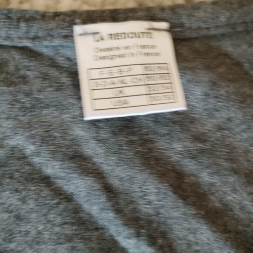 Grey tunic dress, plus size