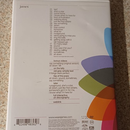 James DVD Fresh as a Daisy The Videos like new