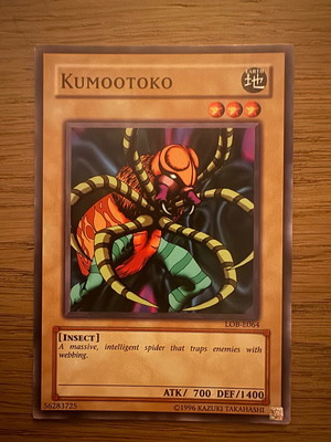 Yugioh Card LOB unlimited like new, Version1