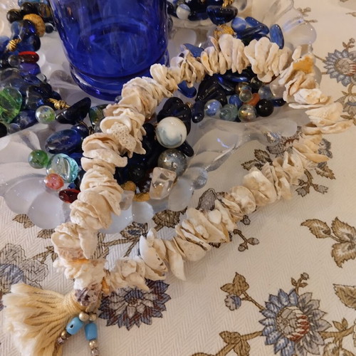 Worry beads made of natural shells handmade